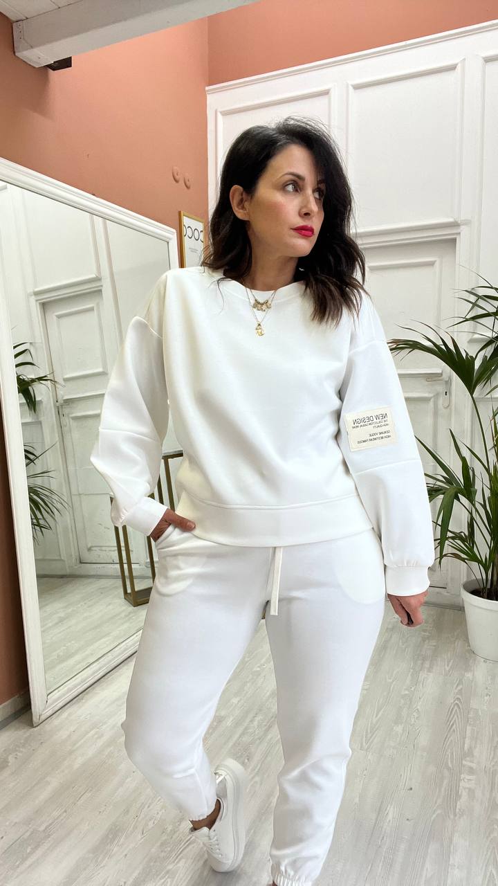 Coordinato Tuta White