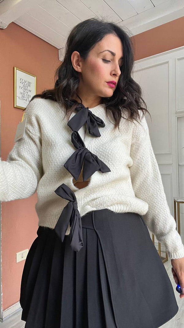 Pull Fiocco Bianco