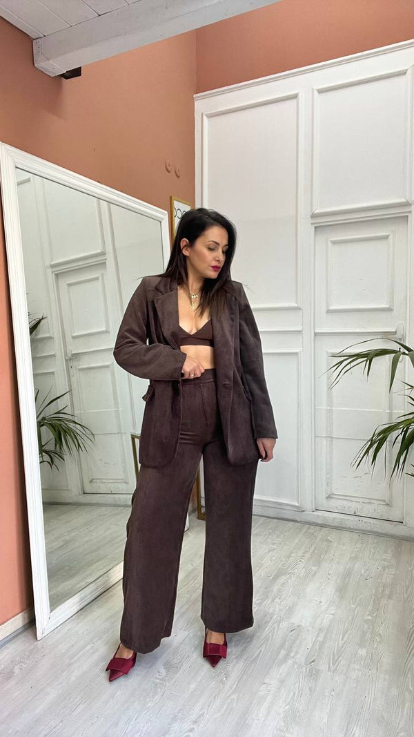Tailleur Marrone