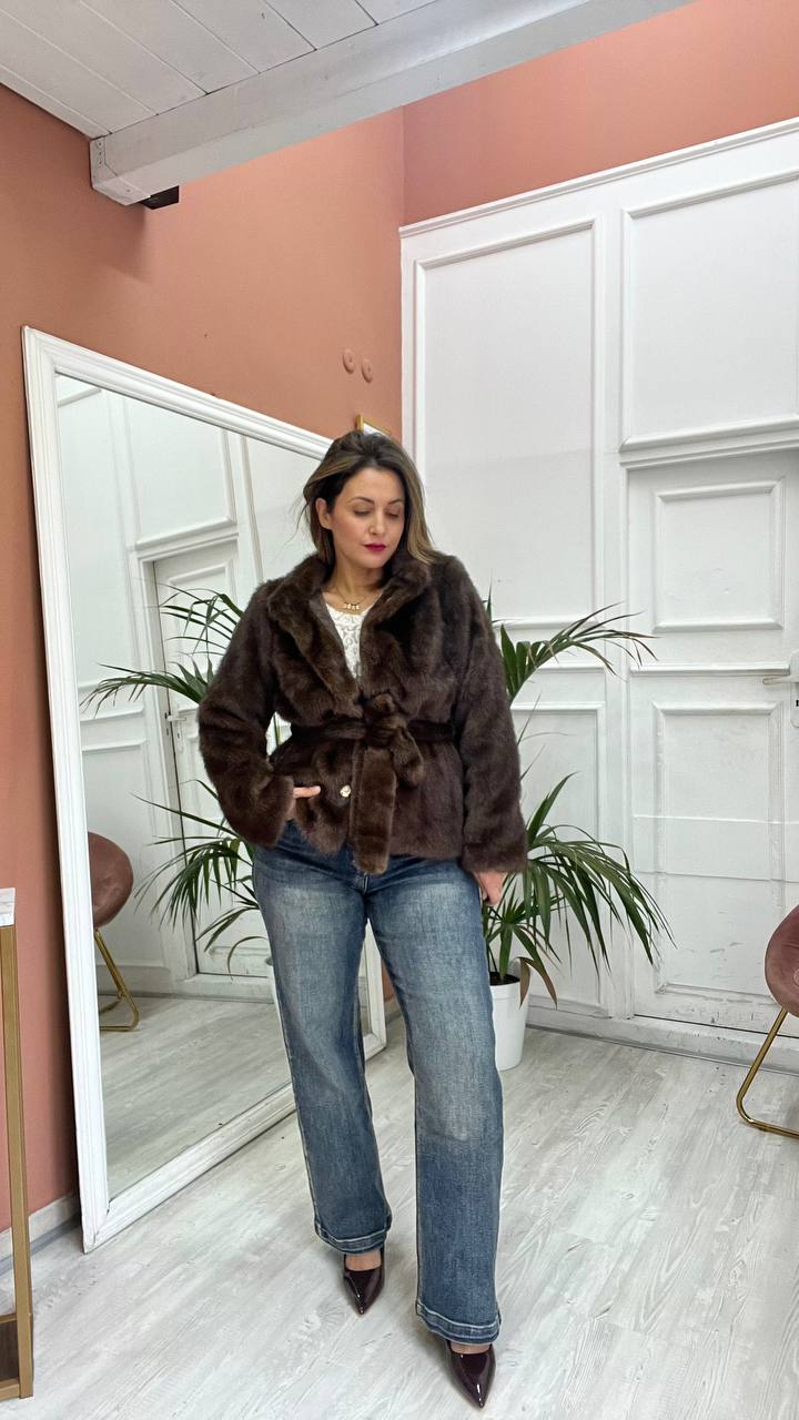 Jeans Wide Leg sabbiato