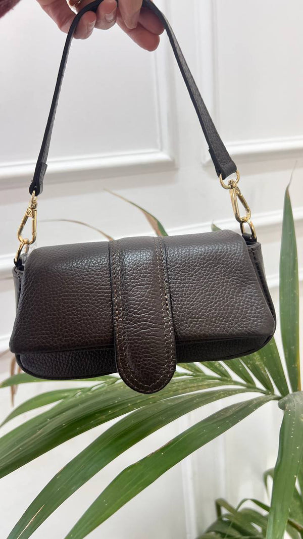mini bag  marrone