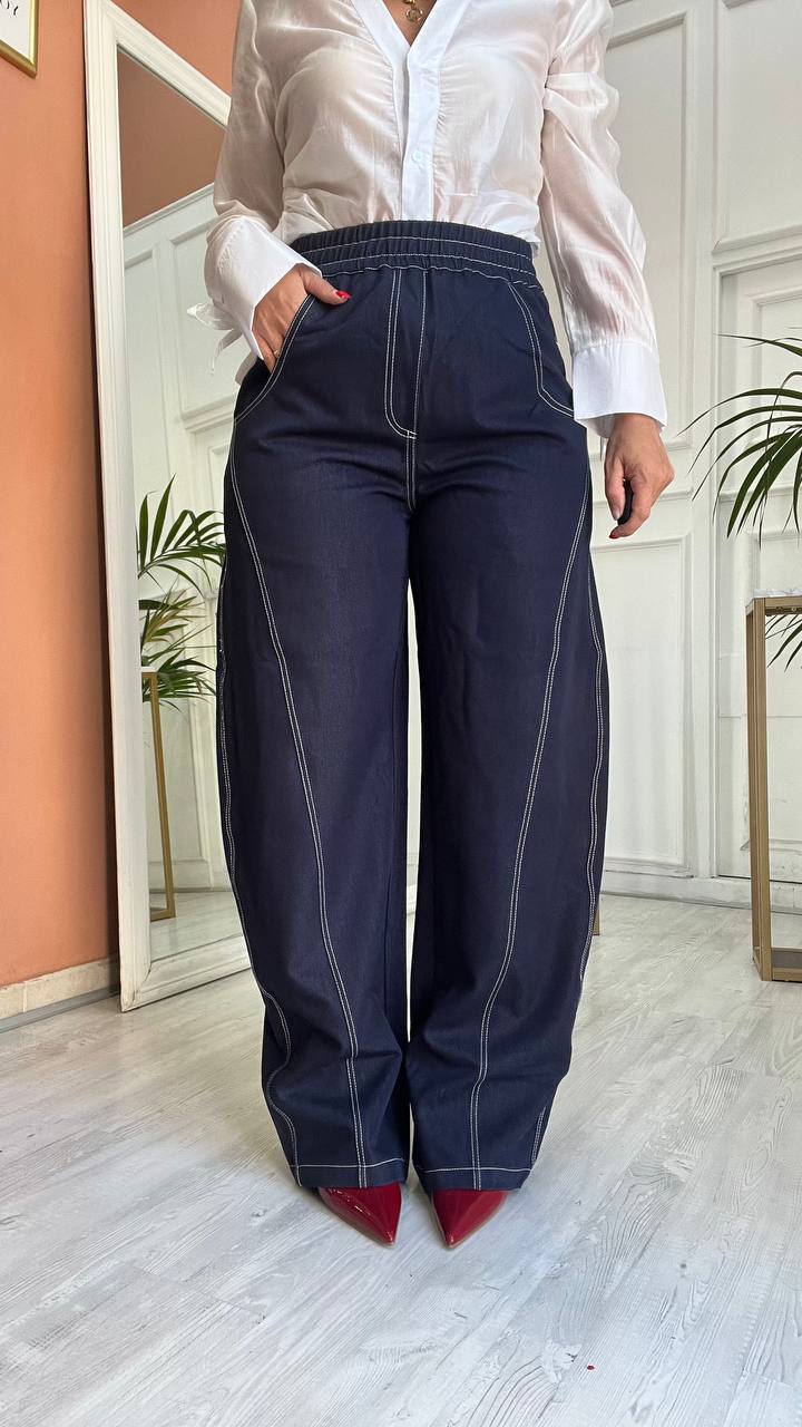 JEANS SLOUCHY BLUE DENIM