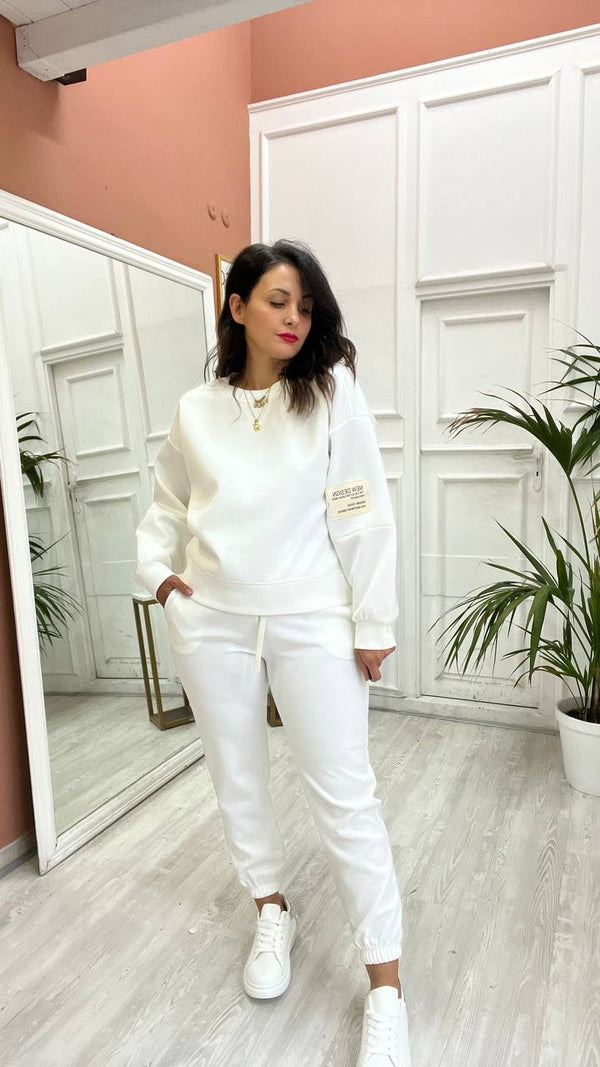 Coordinato Tuta White
