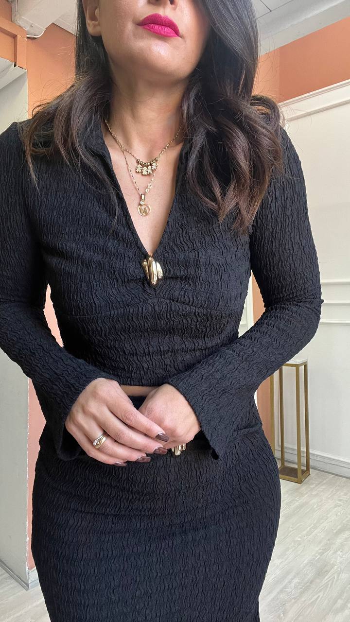 Coordinato Nero Maglia&Gonna