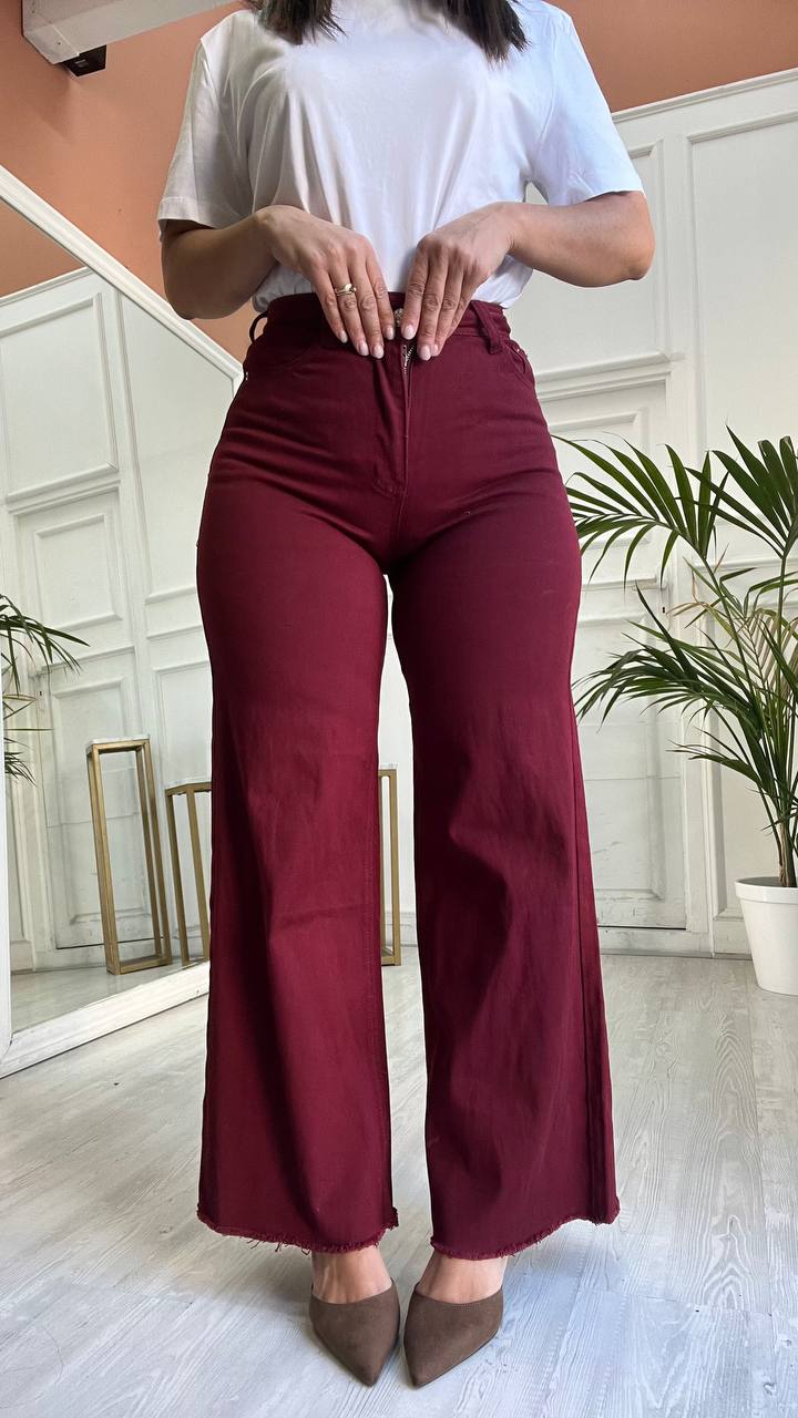 wide leg  Bordeaux