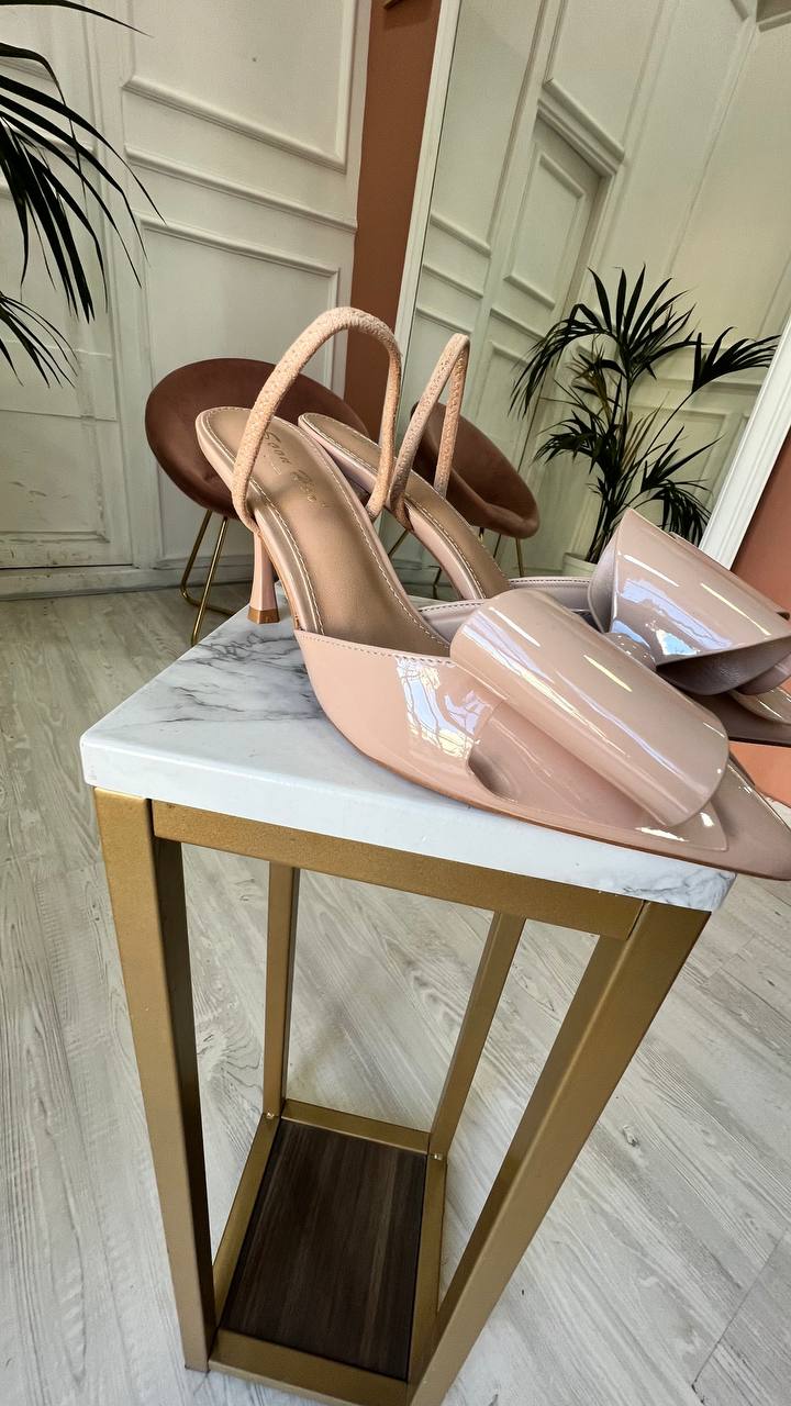 Decollete' Lucido Fiocco Nude