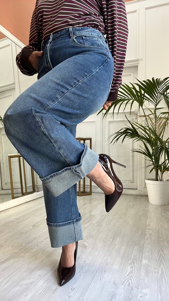 Wide Leg con piega