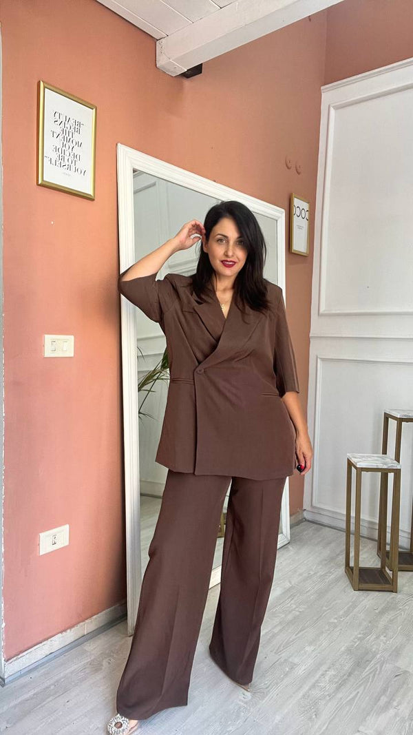 Tailleur Affaire   Marrone