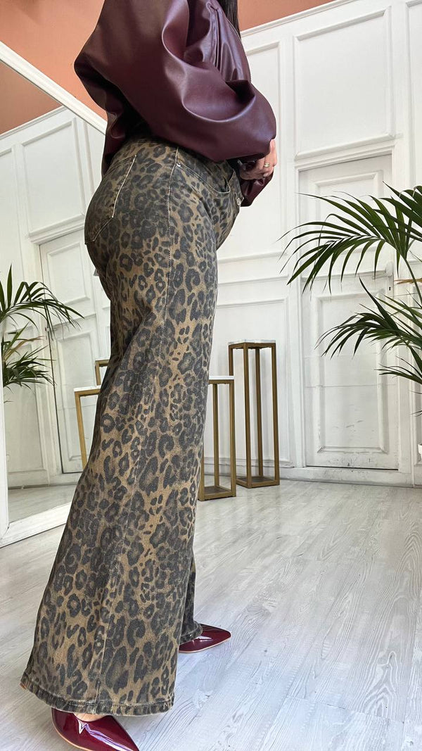 wide leg Maculato.