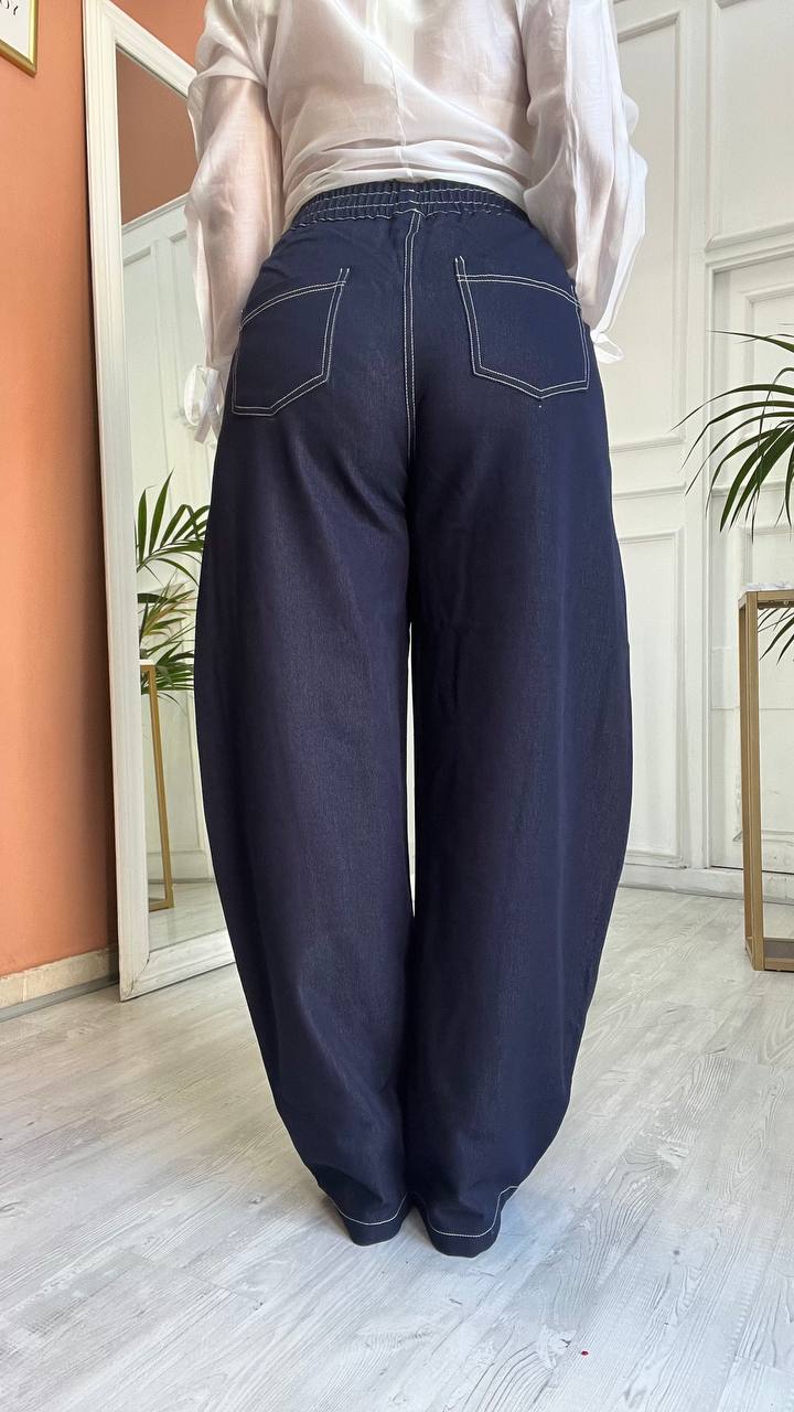 JEANS SLOUCHY BLUE DENIM