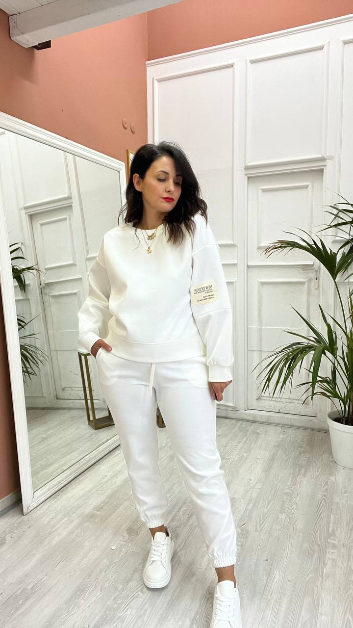 Coordinato Tuta White