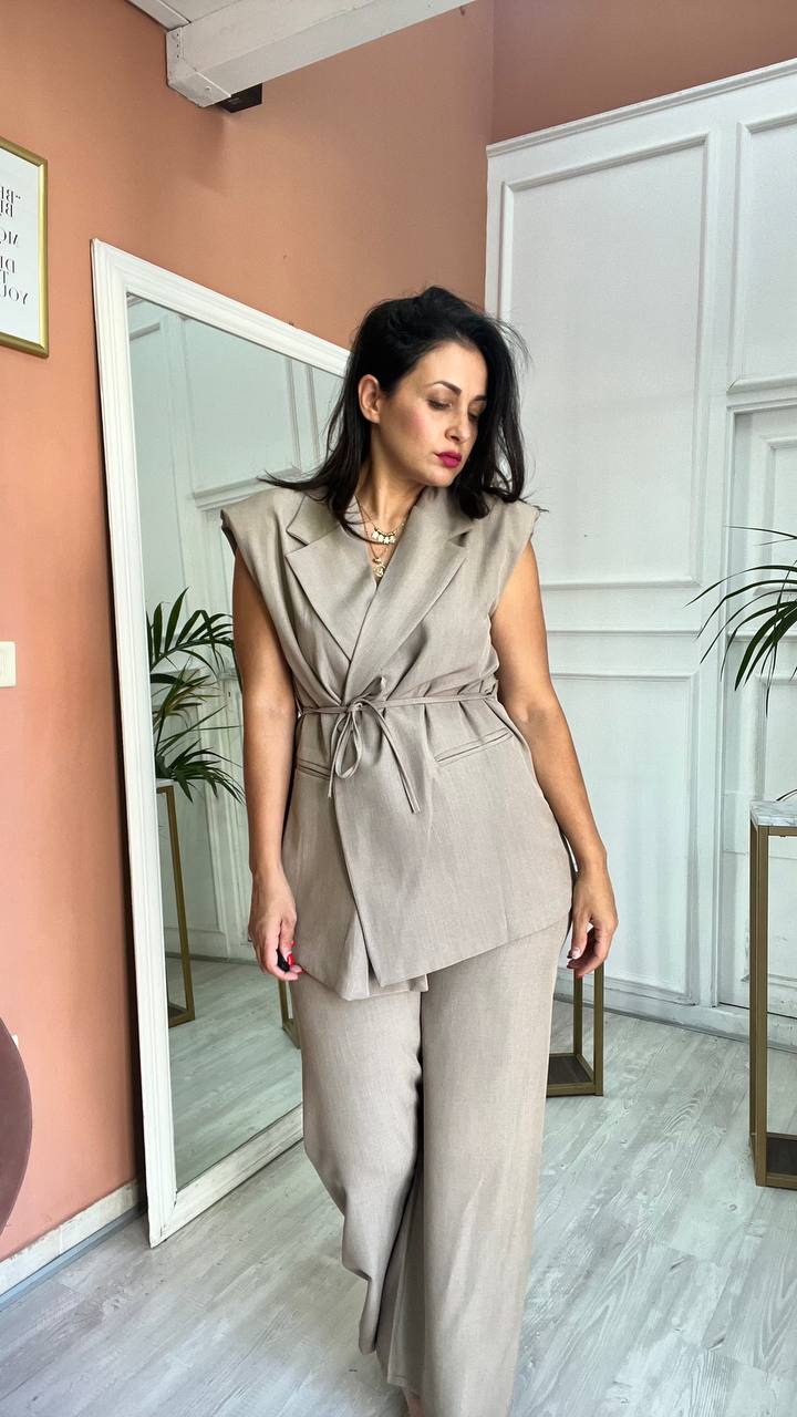 TAILLEUR MARTA SMANICATO BEJE