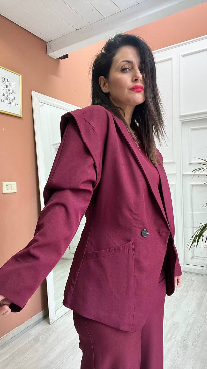 Tailleur Bordeaux