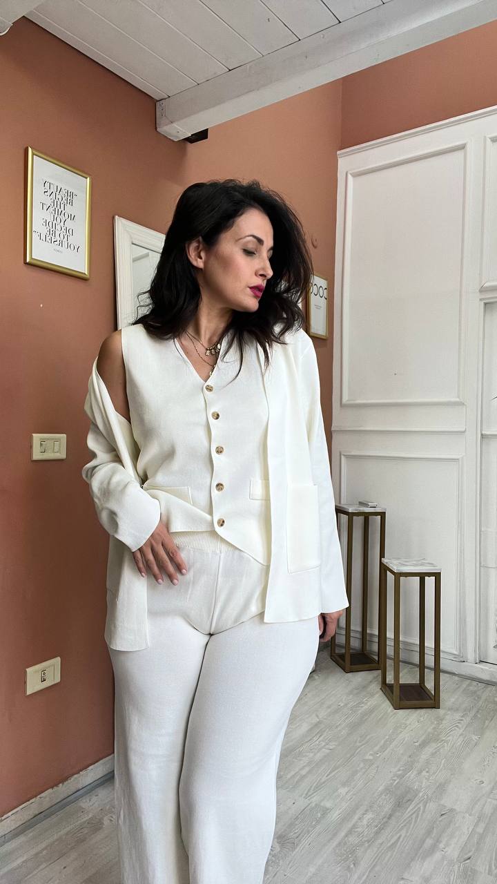 Coordinato 3 Pezzi Bianco