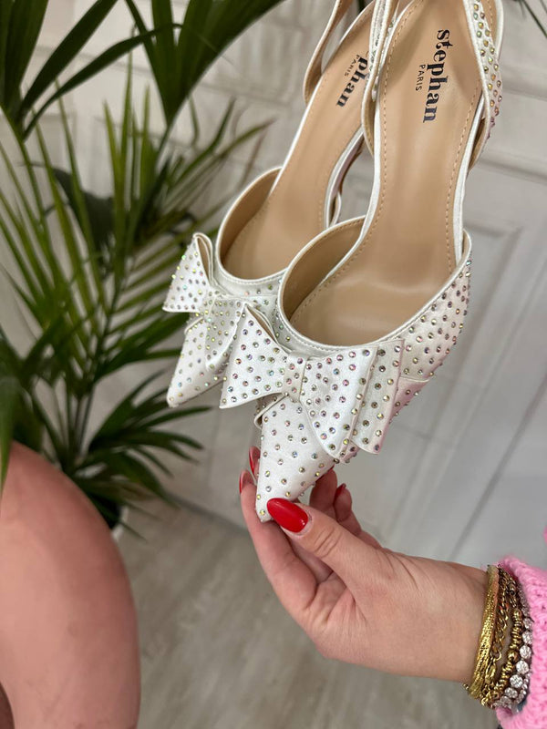 Decollete' Fiocco Bianco
