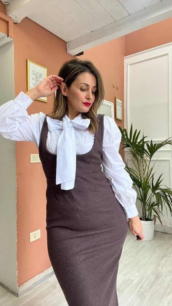 Vestito e Camicia Marrone