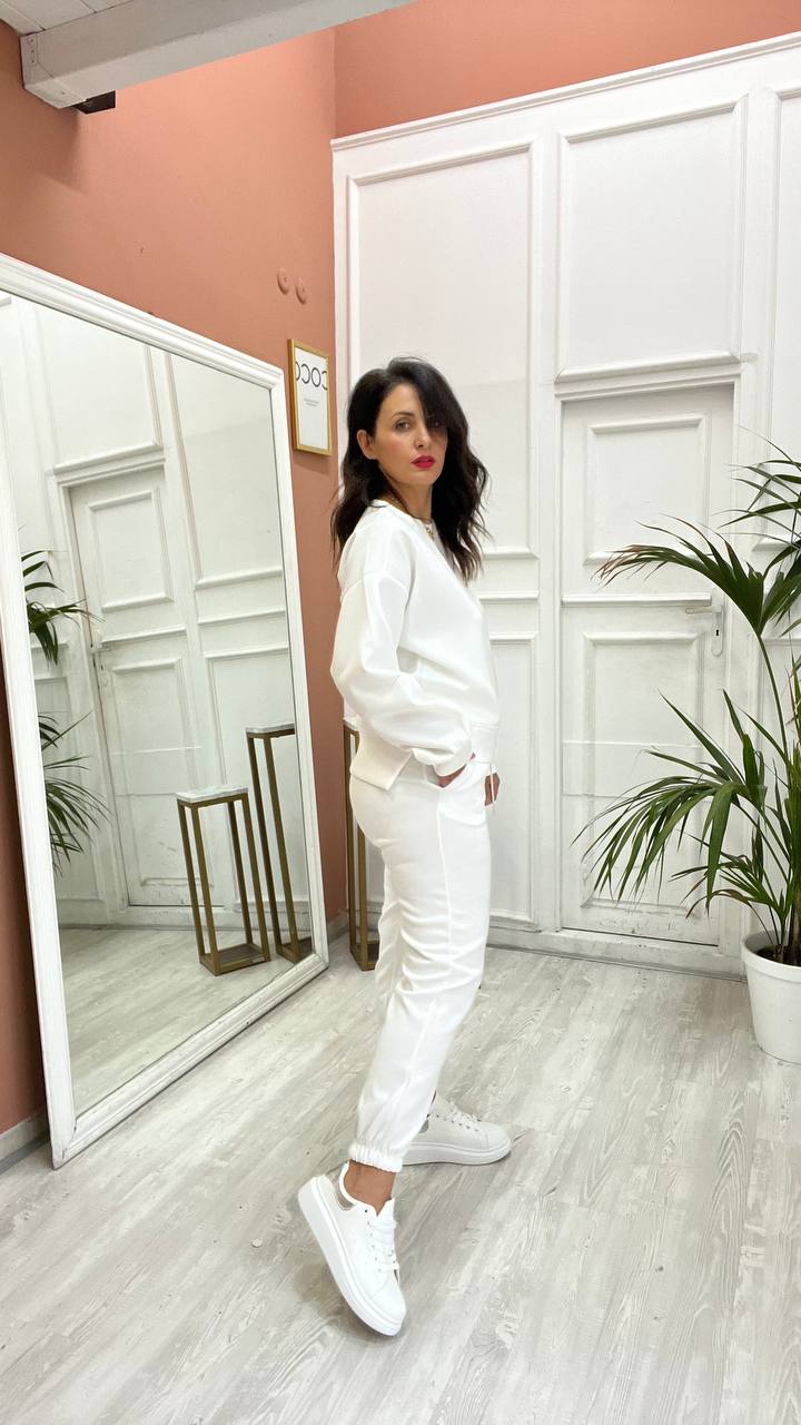 Coordinato Tuta White