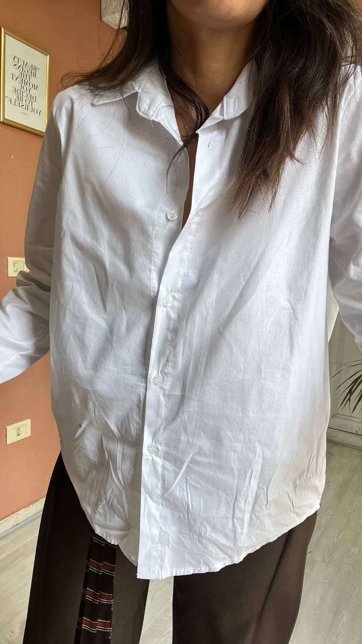 Camicia Bianca Semplice