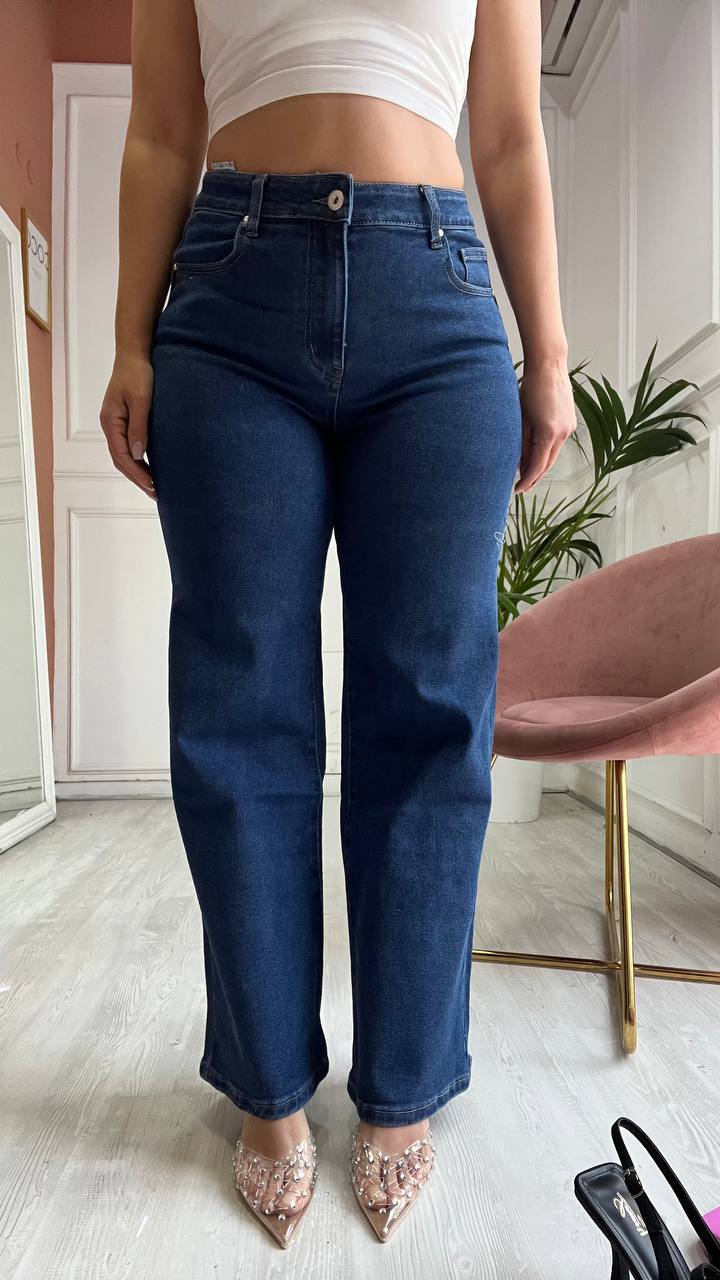 Jeans A zampa Lavaggio Scuro