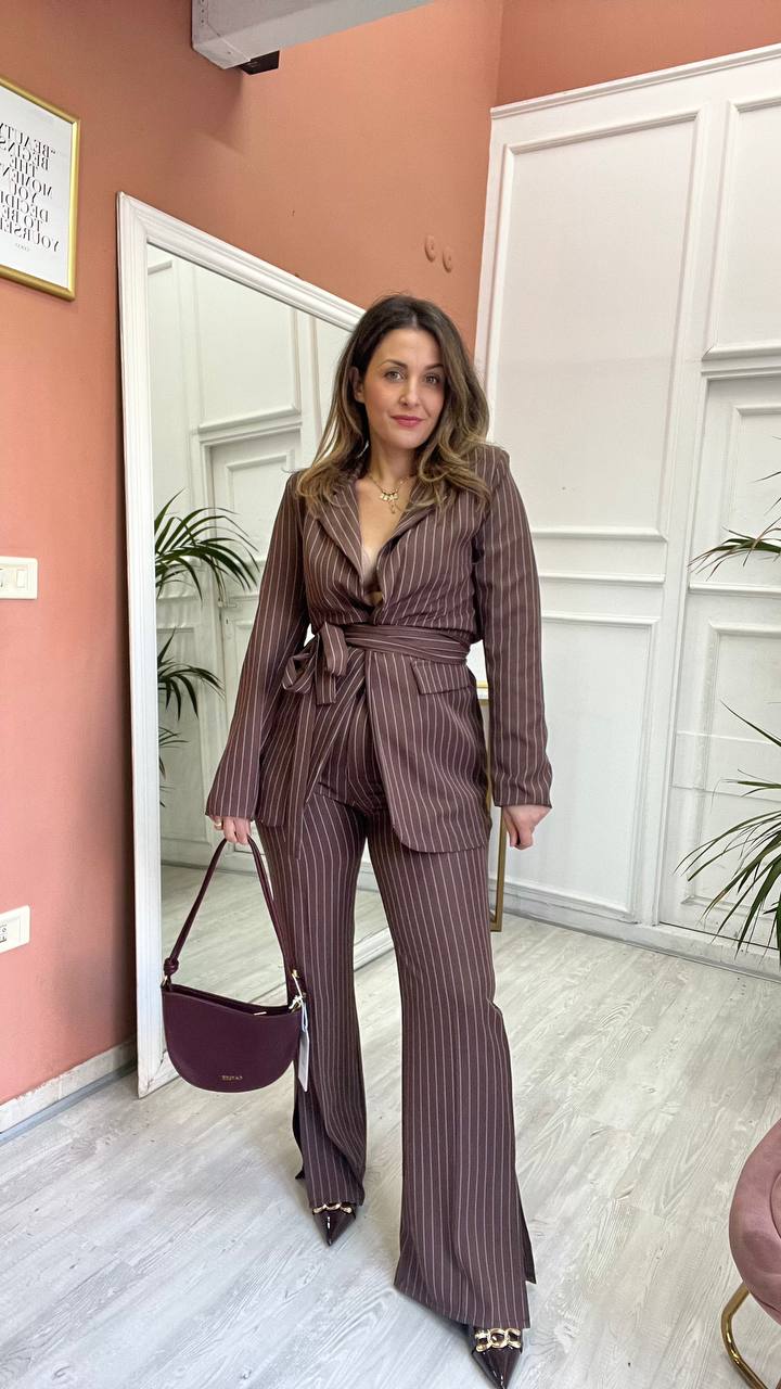 Tailleur Marrone
