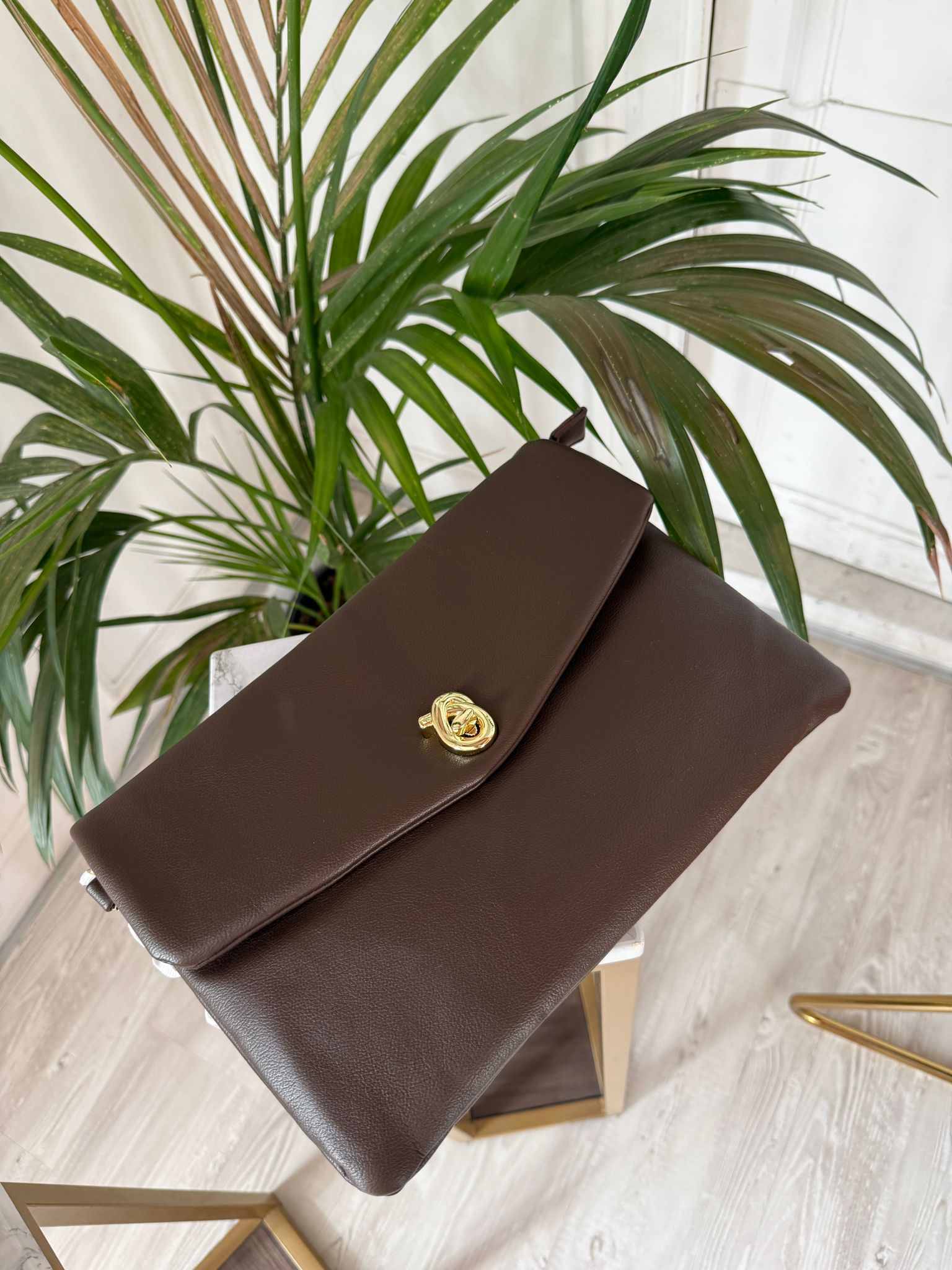 Pochette Marrone