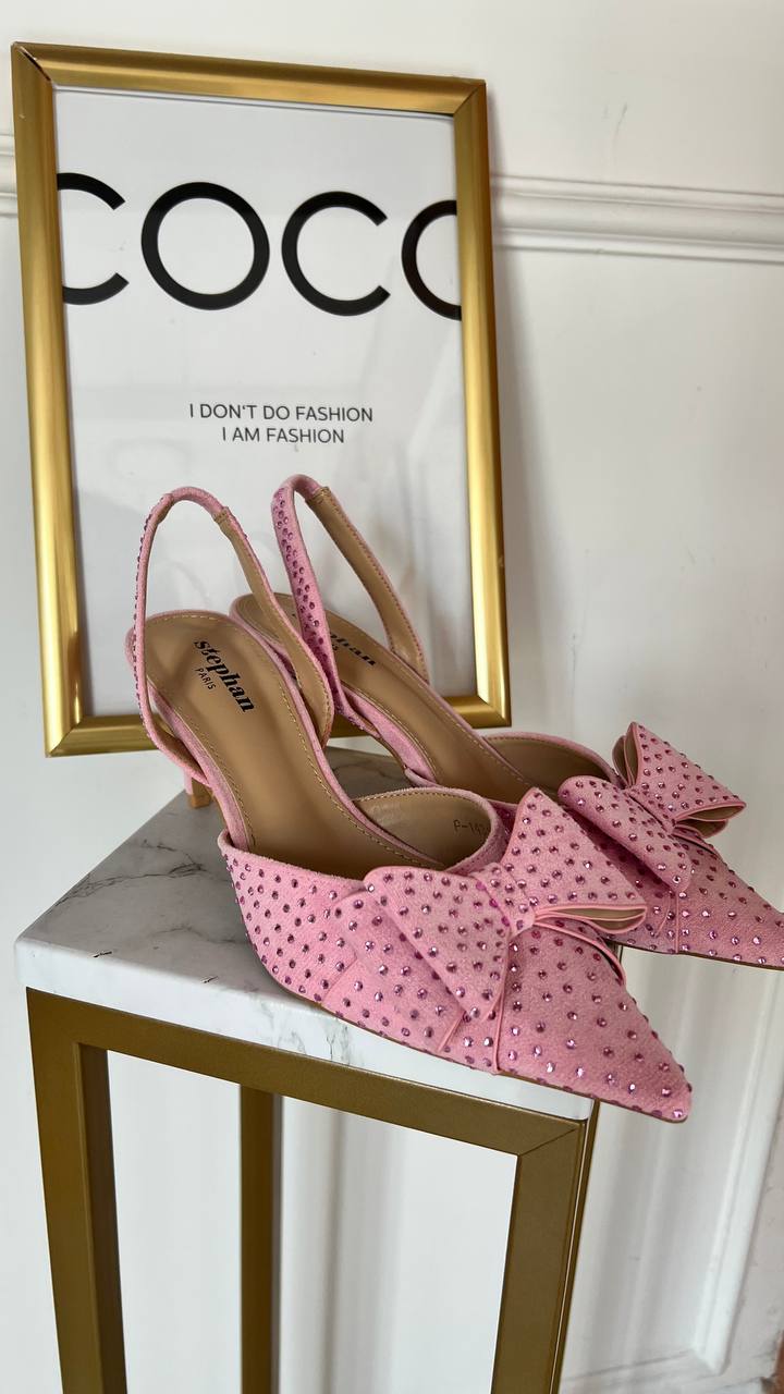 Decollete' Fiocco Rosa