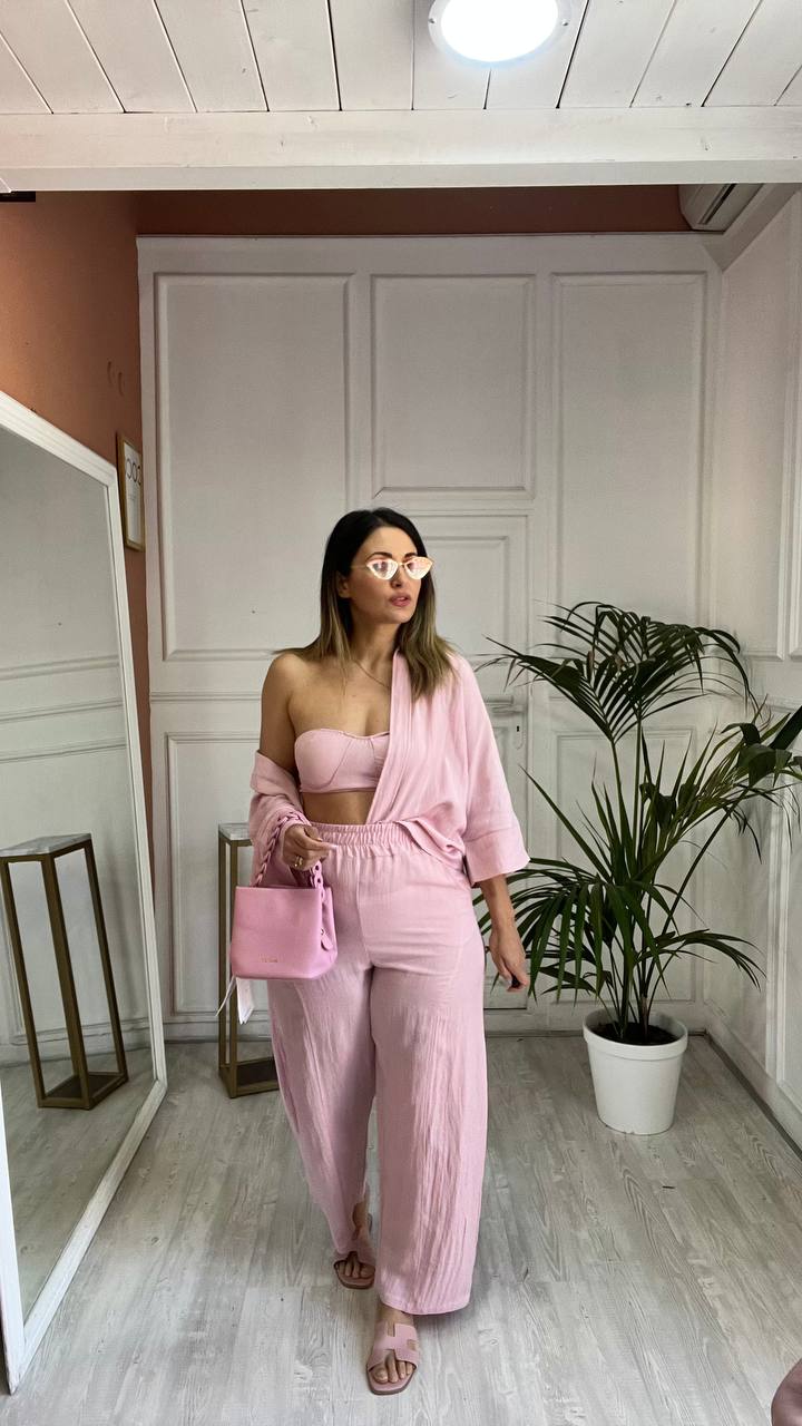 Coordinato 3pezzi Rosa
