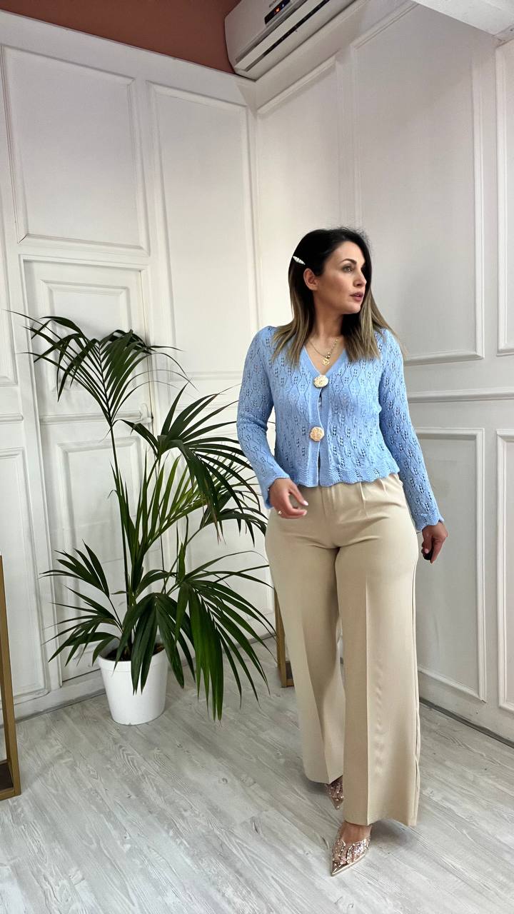 Cardigan Azzurro