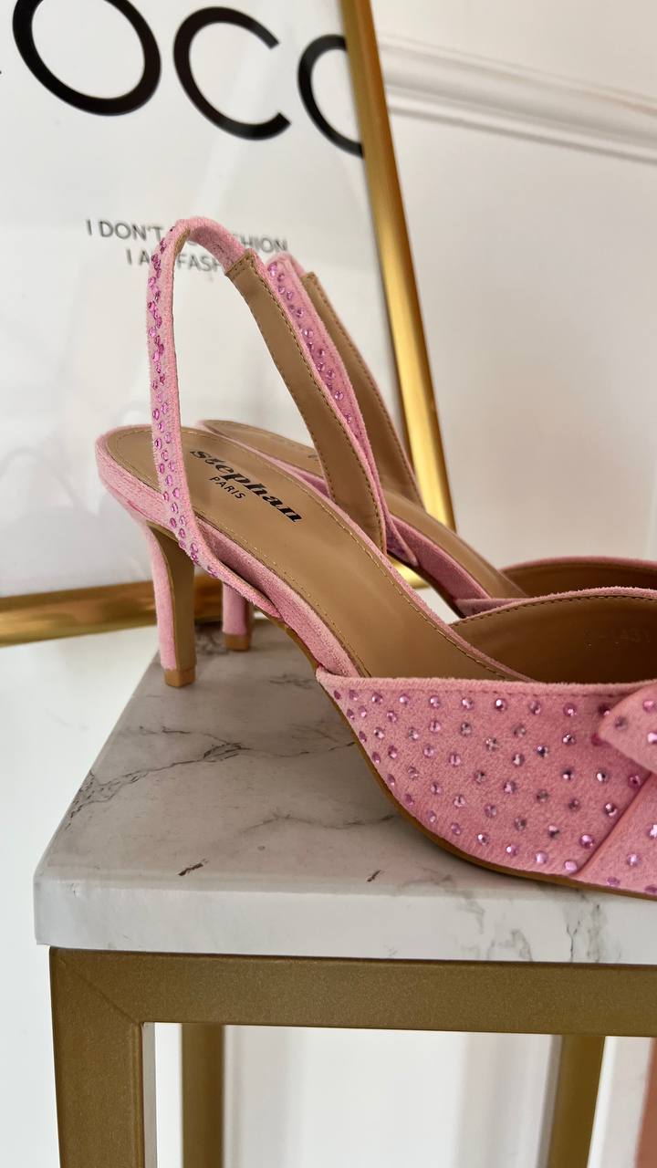 Decollete' Fiocco Rosa