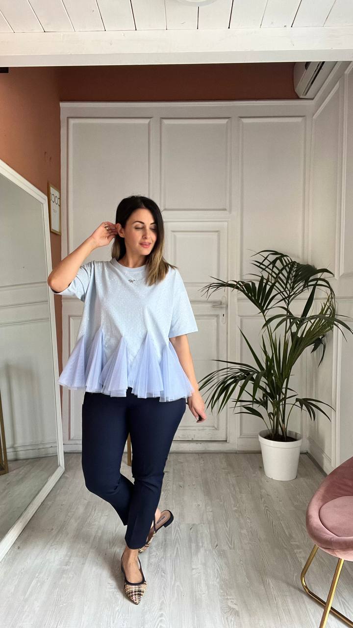 Pantalone Blu Scuro
