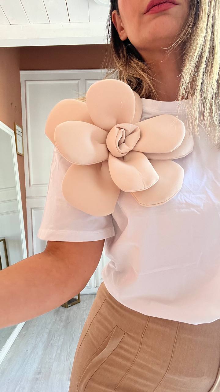 Shirt  Fiore Beige