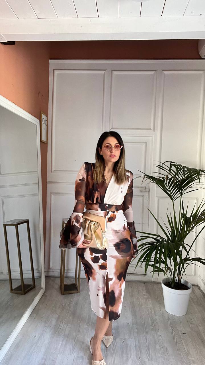 Vestito Marrone