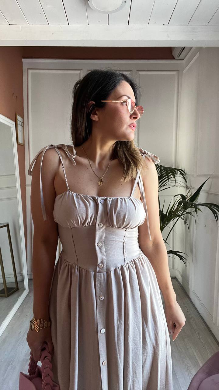 Vestito Beige