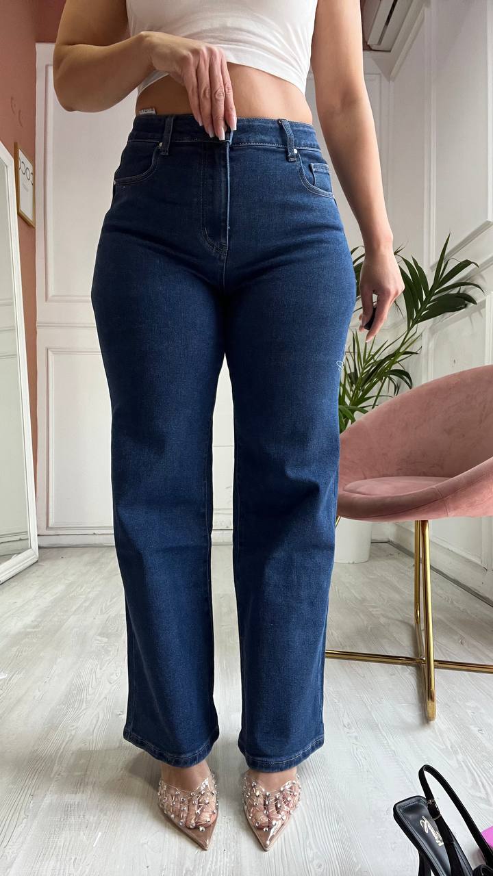 Jeans A zampa Lavaggio Scuro